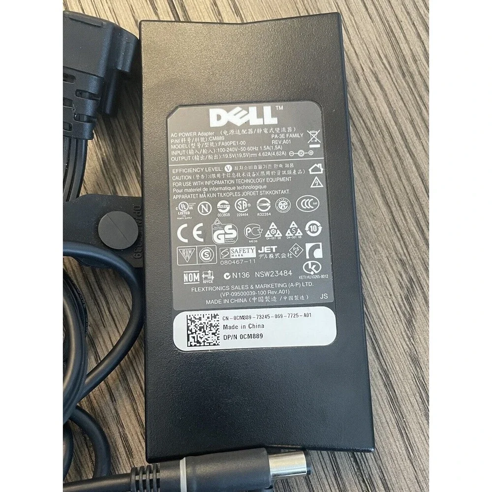 Dell Power Supply AC Adapter Model FA90PE1-00 Laptop Battery Supply LNC